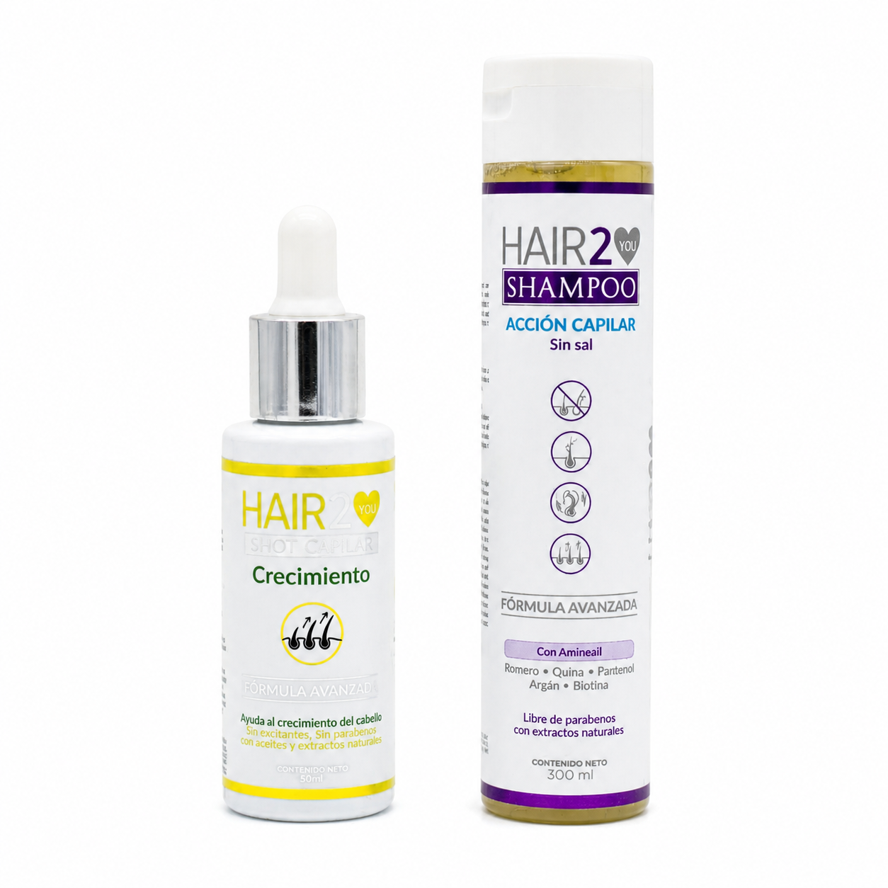 Shampoo Anticaida + Shot Crecimiento